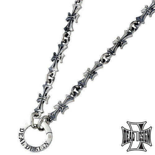 【ポイント5倍!ブラックフライデー!】 ディールデザイン DEAL DESIGN ロング エッジ クロス シルバーチェーン 45cm 十字架 シルバー925 ス...