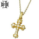 ディールデザイン DEAL DESIGN インセクトクロス K18 ゴールド ネックレス アクセサリー K10チェーン メンズ 393108K18-K10