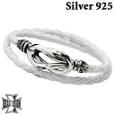 【ポイント5倍! 13日まで!】 ディールデザイン DEAL DESIGN ゲートリップ シルバー レザー ブレスレット アクセサリー シルバー925 スターリ...