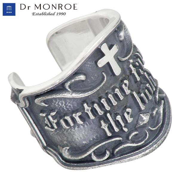 ドクターモンロー Dr MONROE シルバーイヤーカフ アクセサリー イヤーカフス メンズ クロス メッセージ 1個売り 片耳用 シルバー925 スターリングシルバー EC-04-SV 2