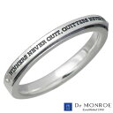【ポイント5倍! 13日まで!】 ドクターモンロー Dr MONROE シルバー リング メッセージ 指輪 アクセサリー 7〜23号 シルバー925 スターリン...