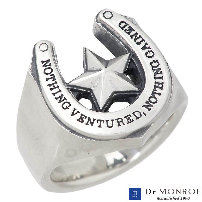 ドクターモンロー Dr MONROE シルバー リング 指輪 ホースシュー 馬蹄 ピンキー 5〜15号 メンズ レディース FC-273s-SV