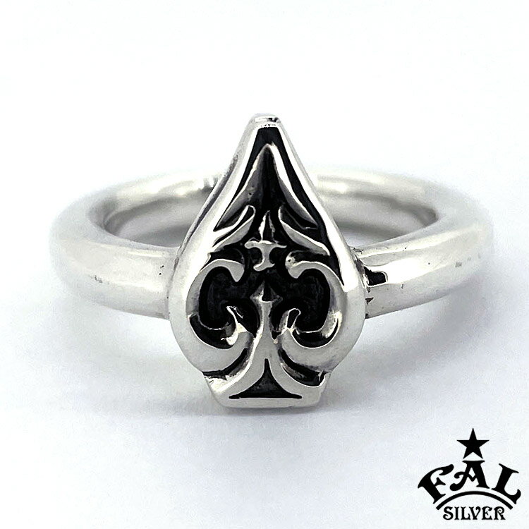 【ポイント5倍！30日まで！】 エフエーエル F.A.L FAL シルバー リング ゴシック スペード サム リング 1号～32号 メンズ シルバー925 指輪 アクセサリー 国産 人気 ブランド TRUNP FA-R-0136