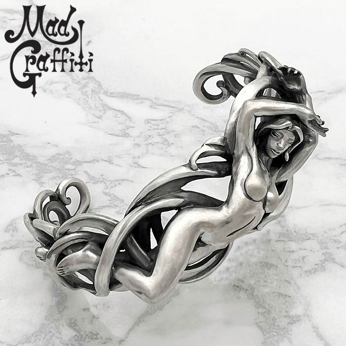 マッドグラフィティ Mad Graffiti プリヴィリッジ 3rd M バングル シルバーバングル ブレスレット メンズ シルバー925 アクセサリー 人気 ブランド ギフト 誕生日 クリスマス 記念日 MG-BG-0012