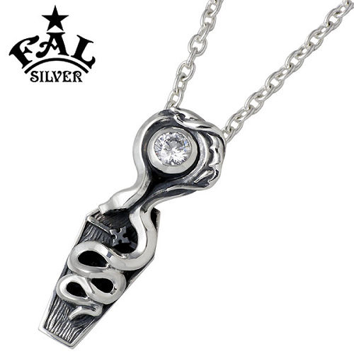 エフエーエル F.A.L FAL リビアル コフィン シルバー ペンダントトップ アクセサリー チェーン別売り キュービック ヘビ 蛇 スネーク 棺桶 十字架 ...