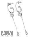 フリースタイル FREE STYLE キュービック チャーム シルバー ピアス アクセサリー スタッドタイプ パール 2個売り 両耳用 シルバー925 スターリングシルバー FSH008FSCP004CZ