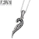 フリースタイル FREE STYLE ブラック キュービックウィング シルバー ネックレス アクセサリー チェーン付き BK CZ シルバー925 スターリング...