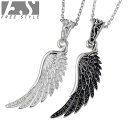 【ポイント10倍! 18日まで!】 フリースタイル FREE STYLE キュービック ウィング シルバー ペア ネックレス アクセサリー BK CZ シルバー...