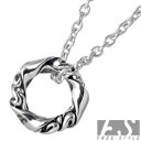 フリースタイル FREE STYLE アラベスク シルバー ネックレス アクセサリー チェーン付き BK シルバー925 スターリングシルバー FSP-890B...