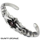 【ポイント5倍!13日まで!】 グラムスケイル GLAM SCALE シルバー バングル アクセサリー ガーネット ブレスレット アクセサリー シルバー925 ...