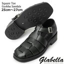 【ポイント3倍!最大5000円OFFクーポン 20日まで!】 glabella グラベラ サンダル メンズ 靴 カメサンダル グルカサンダル 黒 ブラック カメ シューズ スリッポン 通気性 夏 涼しい おしゃれ トレンド 春 合皮 シンプル SQUARE TOE GURKHA SANDALS glbt-283(4)