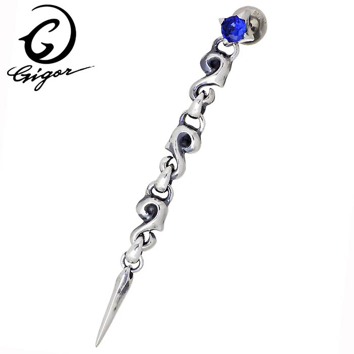 ジゴロウ GIGOR ブラッサム ストリング シルバー ピアスL 片耳用 シルバー925 スターリングシルバー NO-113