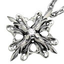 ジゴロウ GIGOR グリーク クロス シルバー ネックレス アクセサリー CZ キュービックジルコニア カスタム シルバー925 スターリングシルバー NO-...