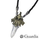 ガルディア Guardia Athena アテナ シルバー ネックレス アクセサリー type Battle 真鍮 レザー シルバー925 スターリングシルバー ATN-004BR