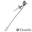 ガルディア Guardia Guardia Trinity トリニティ シルバーチェーン付き ピアス アクセサリー 1個売り 片耳用 シルバー925 スターリン...