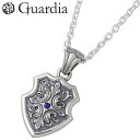 【ポイント10倍!スーパーSALE】 ガルディア Guardia Crossed Acanthus エンブレム シルバー ネックレス アクセサリー チェーン付き サファイア シルバー925 スターリングシルバー ATPN-022SP-CL50