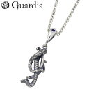 ガルディア Guardia Medusiana メドゥシアナ シルバー ネックレス アクセサリー アイオライト 蛇 メンズ シルバー925 スターリングシルバー...