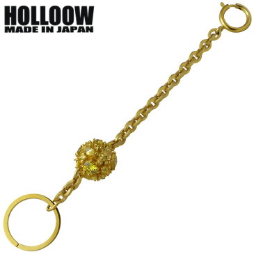 ホロウ HOLLOOW ラプソディー シルバー キーホルダー ゴールドコーティング キュービック スカル ドクロ 髑髏 シルバー925 スターリングシルバー KHP-155GD