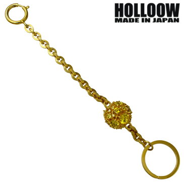 ホロウ HOLLOOW ラプソディー シルバー キーホルダー ゴールドコーティング キュービック スカル ドクロ 髑髏 シルバー925 スターリングシルバー KHP-155GD