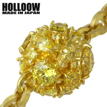 ホロウ HOLLOOW ラプソディー シルバー キーホルダー ゴールドコーティング キュービック スカル ドクロ 髑髏 シルバー925 スターリングシルバー KHP-155GD