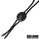 ホロウ HOLLOOW クィーン アンズ リベンジ シルバー ネックレス アクセサリー レザー紐付き ブラックコーティング キュービック ネックレス アクセサリ...