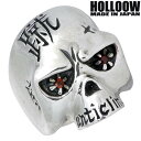 ホロウ HOLLOOW セード シルバー リング ガーネット スカル ドクロ 髑髏 10〜25号 指輪 アクセサリー シルバー925 スターリングシルバー KH...