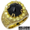 ホロウ HOLLOOW レクイエム シルバー リング ゴールドコーティング キュービック 10〜25号 指輪 アクセサリー シルバー925 スターリングシルバー...