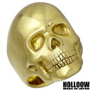 ホロウ HOLLOOW Q.A.R ニル スカル シルバー リング カラーコーティング ドクロ 髑髏 10〜25号 指輪 アクセサリー シルバー925 スターリ...