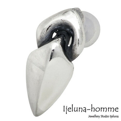 アイジェルナ オム Ijeluna-homme デザイン シルバー ピアス アクセサリー 1個売り 片耳用 シルバー925 スターリングシルバー AT-010P