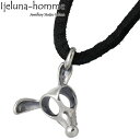 【ポイント10倍!スーパーSALE】 アイジェルナ オム Ijeluna-homme ホソミーマウス スカル シルバー ネックレス アクセサリー 革ヒモ付き シルバー925 スターリングシルバー AT-021P