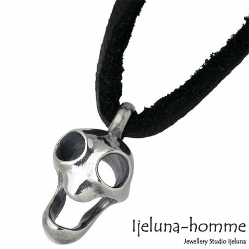 【ポイント10倍! スーパーSALE!】 アイジェルナ オム Ijeluna-homme アクビー スカル シルバー ネックレス アクセサリー 革ヒモ付き シルバー925 スターリングシルバー AT-022P 【ポイント10倍! スーパーSALE!】 アイジェルナ オム Ijeluna-homme アクビー スカル シルバー ネックレス アクセサリー 革ヒモ付き シルバー925 スターリングシルバー AT-022P
