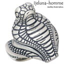 アイジェルナ オム Ijeluna-homme コブラ スネーク シルバーアクセサリー リング メンズ シルバー925 シルバーアクセ シルバー 指輪 アクセサ...