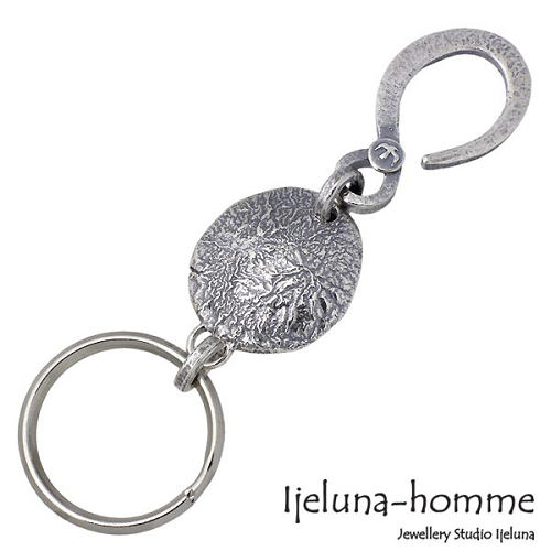 文字入れオリジナルキーホルダー アイジェルナ オム Ijeluna-homme インゴット シルバー キーホルダー 文字入れ可能商品 シルバー925 スターリングシルバー AT-062