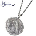アイジェルナ Ijeluna アンティークコインシルバーネックレス アクセサリー チェーン付きペンダントトップ アクセサリー シルバー925 スターリングシルバー IJ-002NS