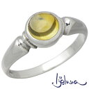 アイジェルナ Ijeluna シルバーリング 6mmシトリンリング 指輪 アクセサリー 7〜13号 シルバー925 スターリングシルバー IJ-045RS-CT