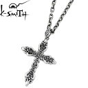 ケースミス K-SMITH シルバー クロス ネックレス アクセサリー S キュービック シルバー925 スターリングシルバー KI-1276220SABCZ