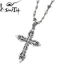 ケースミス K-SMITH シルバー クロス ネックレス アクセサリー S キュービック シルバー925 スターリングシルバー KI-1276222SDWCZ