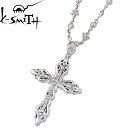 ケースミス K-SMITH シルバー クロス ネックレス アクセサリー S キュービック シルバー925 スターリングシルバー KI-1276226SDWCZ