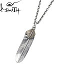 【ポイント3倍!18日限り 】 ケースミス K-SMITH ハートフェザー シルバー ネックレス アクセサリー シルバー925 スターリングシルバー KI140...