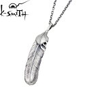 ケースミス K-SMITH ハートフェザー シルバー ネックレス アクセサリー シルバー925 スターリングシルバー KI142-2-AZ-0845