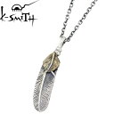 ケースミス K-SMITH ハートフェザー シルバー ネックレス アクセサリー シルバー925 スターリングシルバー KI197-3-AZ03545