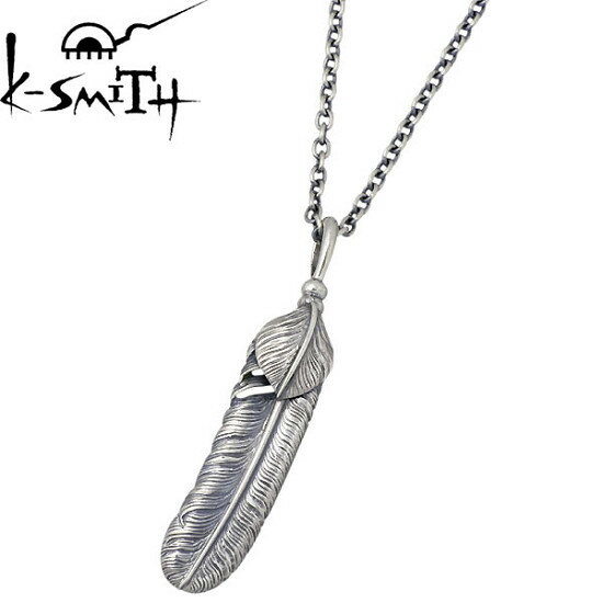 【ポイント5倍! 18日まで!】 ケースミス K-SMITH ハートフェザー シルバー ネックレス アクセサリー シルバー925 スターリングシルバー KI208-2-AZ-0545