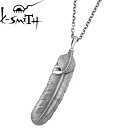 ケースミス K-SMITH ハートフェザー シルバー ネックレス アクセサリー シルバー925 スターリングシルバー KI235-2-AZ-0845
