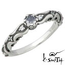 【ポイント5倍! 18日まで!】 ケースミス K-SMITH シルバーアクセサリー リング 6月 誕生石 シルバー ブルームーンストーン 指輪 アクセサリー 7...