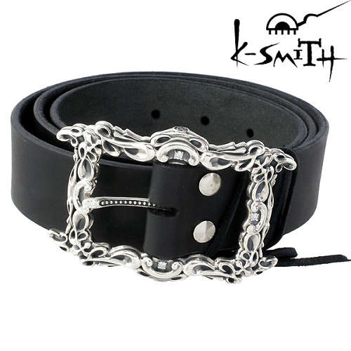 ケースミス K-SMITH シルバー バックル & ベルト キュービック メンズベルト シルバー925 スターリングシルバー KSM-0106-SV ケースミス K-SMITH シルバー バックル & ベルト キュービック メンズベルト シルバー925 スターリングシルバー KSM-0106-SV