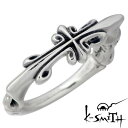 【ポイント5倍!最大1500円OFFクーポン 5/6まで】 ケースミス K-SMITH クロス シルバー リング レディース リング ピンキー リング 十字架 指輪 アクセサリー 5〜7号 シルバー925 スターリングシルバー KSM-144(4)