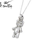 ケースミス K-SMITH K-SMITH Bear シルバー ネックレス アクセサリー ダイヤモンド キュービック 王冠 シルバー925 スターリングシルバー KSM-20-B