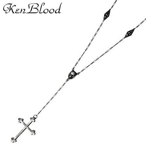 ケンブラッド ネックレス（メンズ） ケンブラッド KEN BLOOD ジェネロシティー シルバー クロス ネックレス アクセサリー シルバー925 スターリングシルバー KP-339AtSV