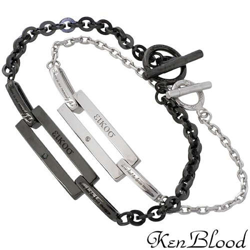 ケンブラッド KEN BLOOD エンカウンター シルバー ペア マンテル ブレスレット アクセサリー ブラック シルバー ダイヤモンド シルバー925 スター...