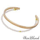 ケンブラッド KEN BLOOD シルバー バングル アクセサリー ローズクォーツ ピンク シルバー925 スターリングシルバー KP-376S-PK